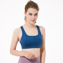 Discount DQ18033 Sports Bras Pure Color Gathering Anti - Seismic Yoga Lintwear Fitness Running Vest Bra