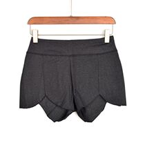 Color discount DQ020 mid-rise ruffle quick-drying tight fitness shorts for women yoga running hot pants