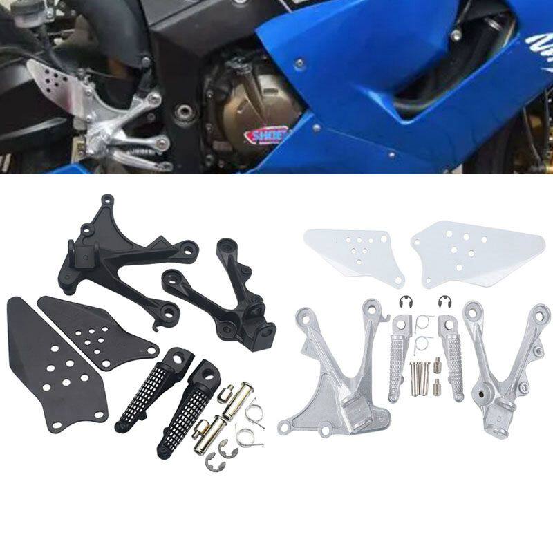 适用川崎ZX-6R 636 05-06-07-08年前脚踏总成前脚蹬三角支架