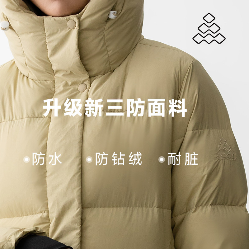 2024冬季必备 | 白鸭绒羽绒服女冬中长款黄色防寒风过膝超长小个子道木熙,优雅保暖不怕冷!😍_羽绒服_淘宝服装网