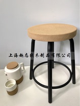 IKEA same IKEA Healy small round stool cork stool small stool pure handmade Nordic style natural color