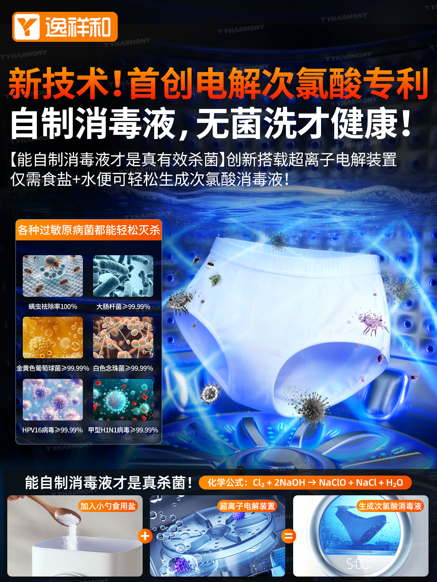 [Deep Cleaning] Mini Underwear Washing Machine, Special for Cleaning Underwear and Socks, Fully Automatic Small Sterilization Device