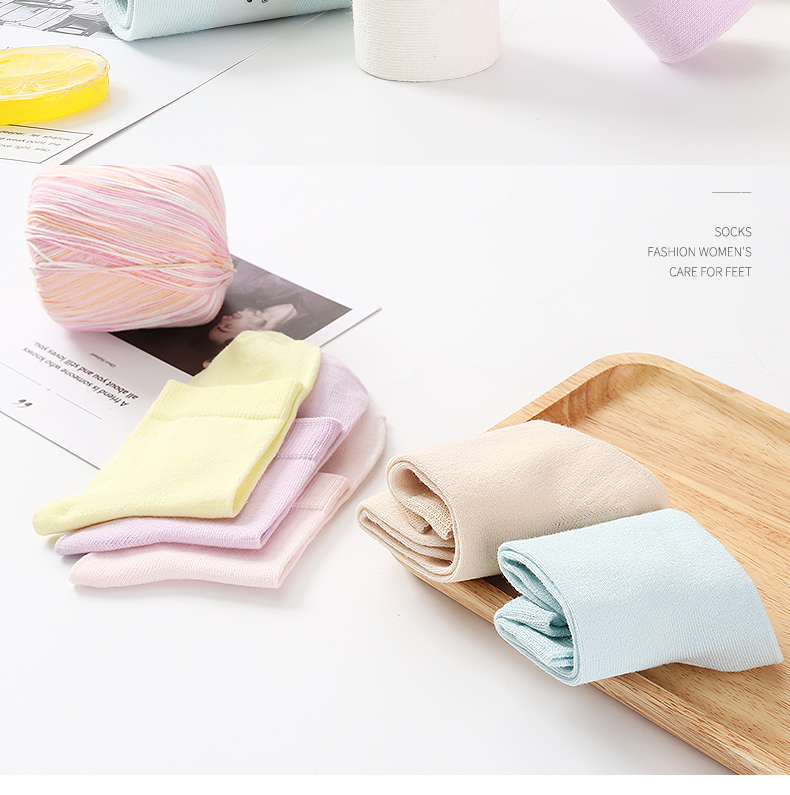 Vớ nữ vớ nông mùa hè Hàn Quốc dễ thương vớ cotton nữ vớ đen thuyền mùa xuân và mùa thu mỏng phần Nhật Bản vớ nữ - Bít tất nữ tất cao cổ cho bé gái