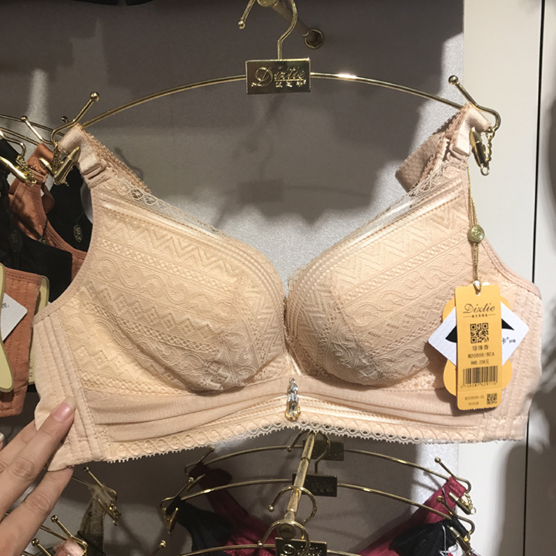 Diztie / Dai Zhidi M20899 không có vòng thép điều chỉnh áo ngực ngực nhỏ thu thập đồ lót dày mùa hè 2015 mới - Áo ngực ren ao lot