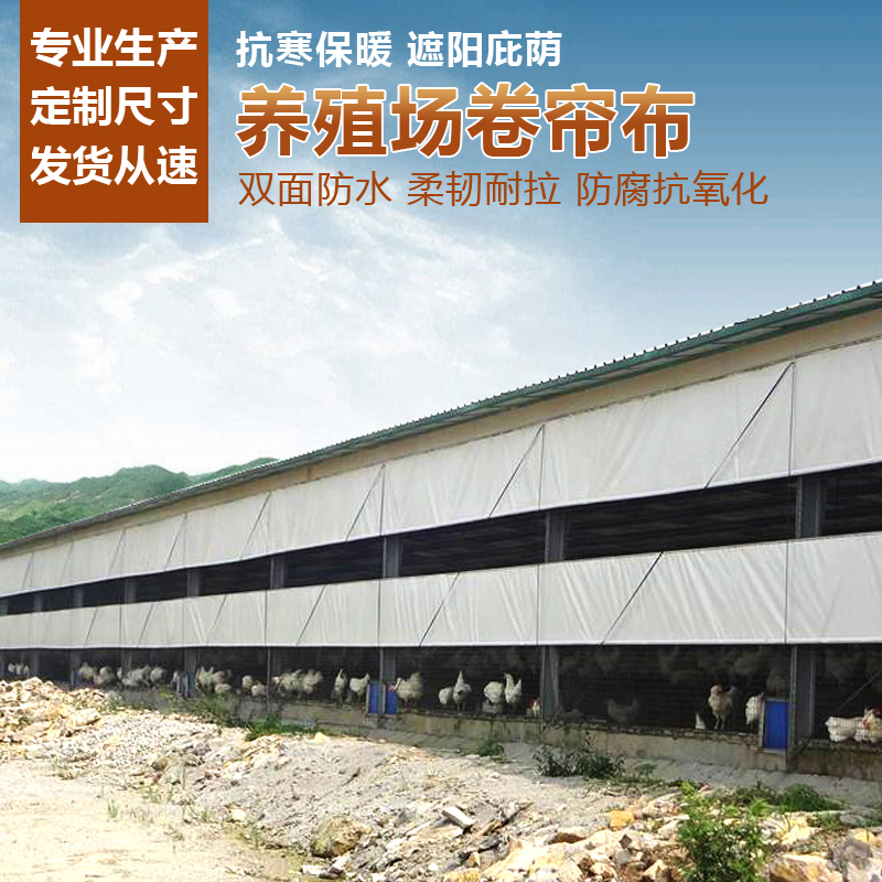 Thickened livestock farm roller blind cloth transparent wind-proof thermal insulation film pig field roller shutter lifting cloth light transmission waterproof
