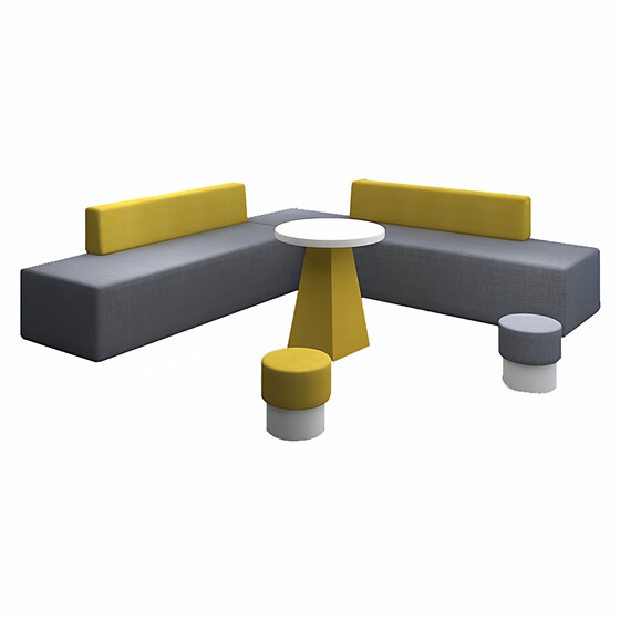 Office creative sofa training rest early education leisure card seat reception reception coffee table combination simple and modern