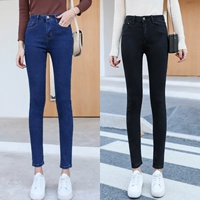 Синие черные штаны