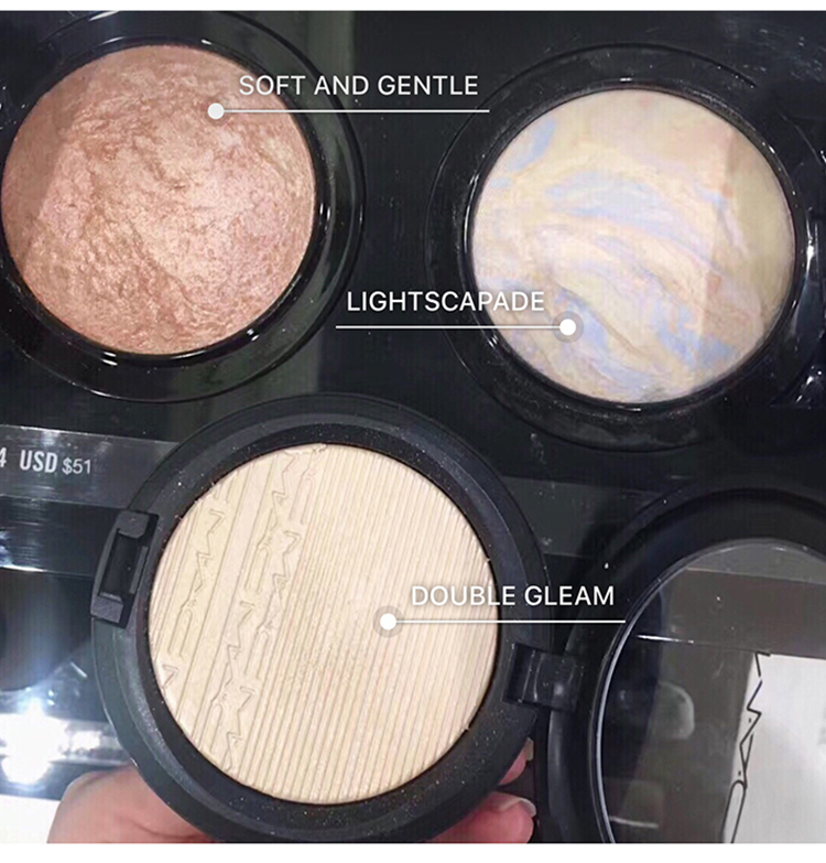 MAC Charm Unicorn Khoáng Ánh Sáng Cao Sửa Chữa Điện Dung Lightscapade Mềm nhẹ nhàng Gừng phấn highlight 3ce