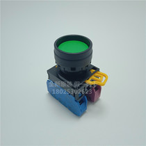 Brand new original IDEC and spring 22-hole self-locking flat head button switch YW1B-A1E11G R Y B S W