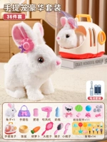 Deluxe model [Pet cage feeding set + beauty set + dress up set] battery version-