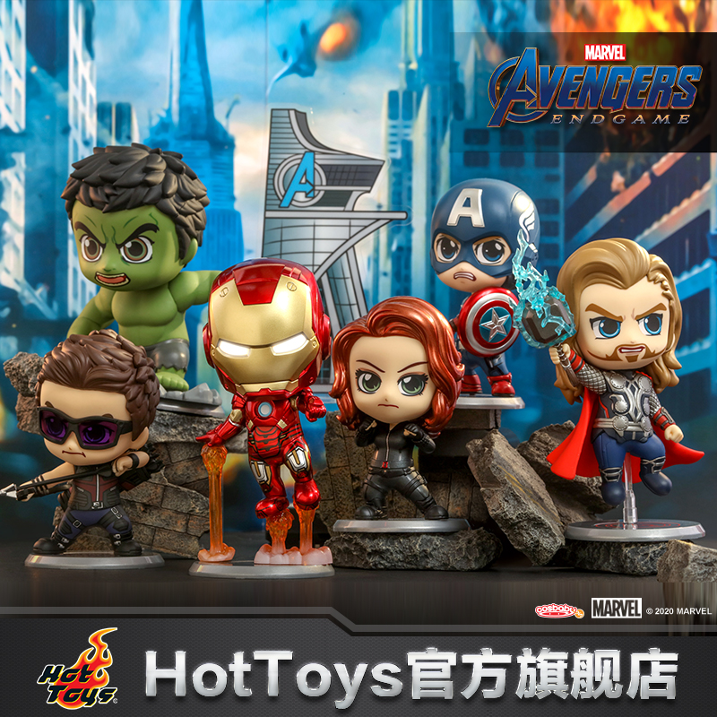 HotToys comeback 4 Reunion Yuan Zum Iron Man United States Captain Ray Shenblack widow Mini puppet toy swing piece