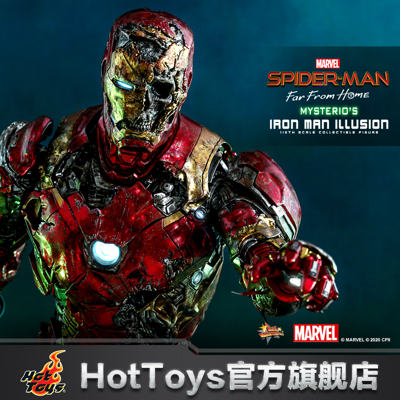 Hot Toys Spider-Man Mysterio's Iron Man Vision 1:6 Collectible Figure Toy Merchandise