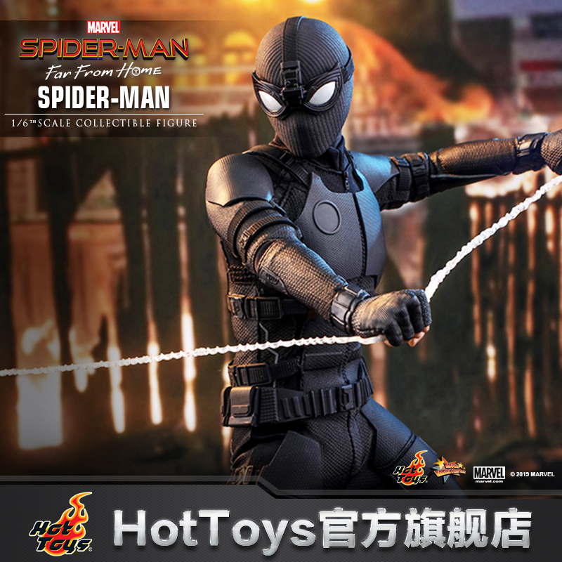 Hottoys Ht Spider-Man Stealth Suit Edition Standard Deluxe 1:6 Scale Action Figure Toy Display Piece