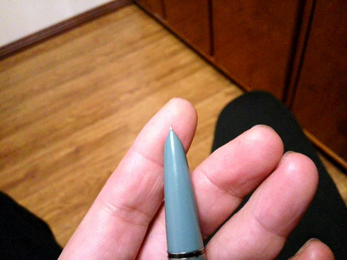 Синие герои, ручка