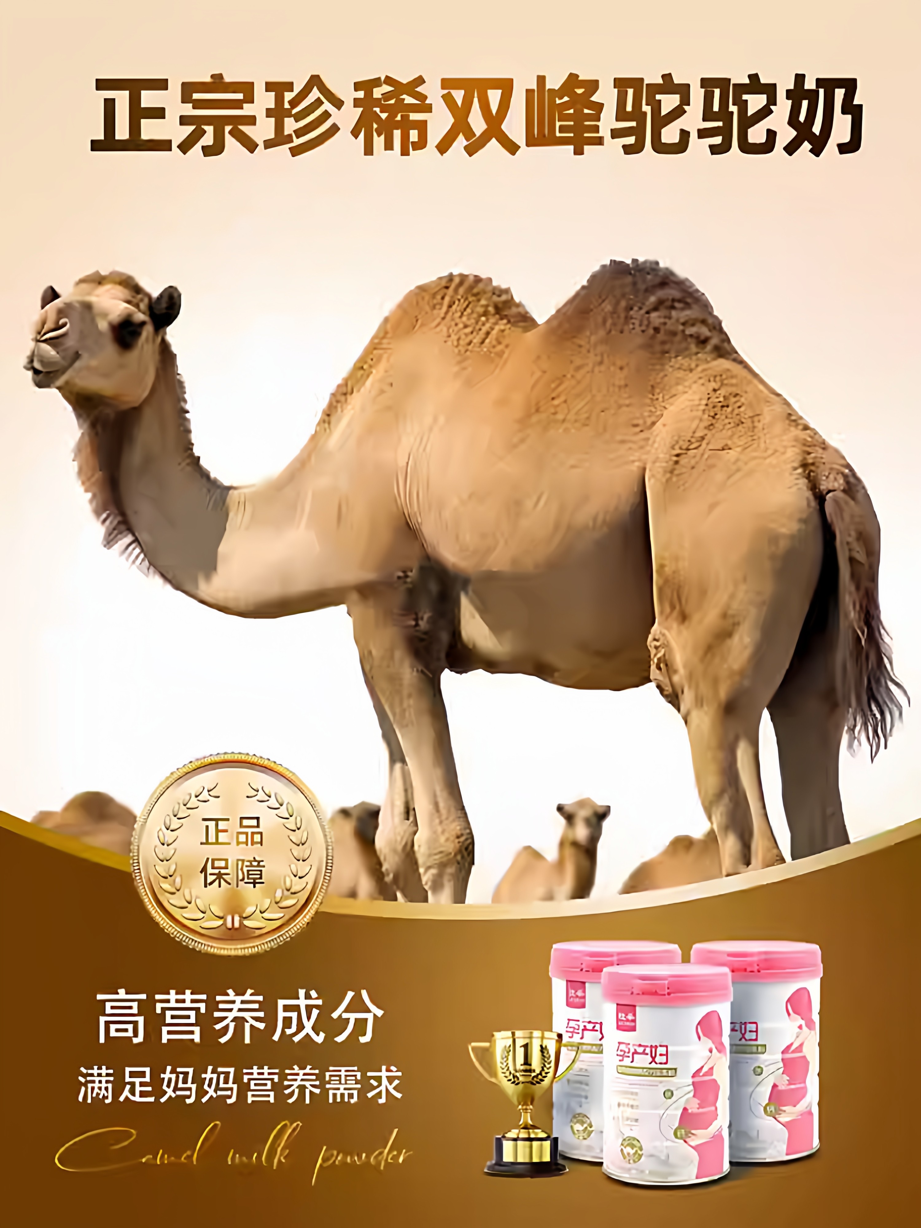 Pregnant Women's Milk Powder Is Specially Designed for Early, Mid and Late Pregnancy, with High Calcium and Folic Acid, Camel Milk Powder, Genuine Official Flagship Store