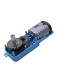 DC, мотор, умный синий робот на четырех колесах с шестернями, 3v, 6v