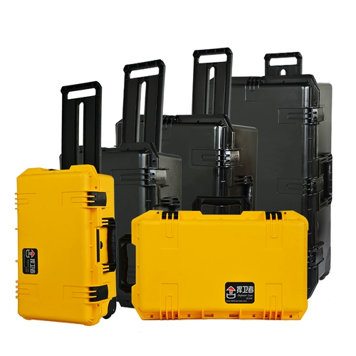 Пластиковый безопасный портативный дорожный чемодан, водонепроницаемое защитное оборудование, водонепроницаемый ящик