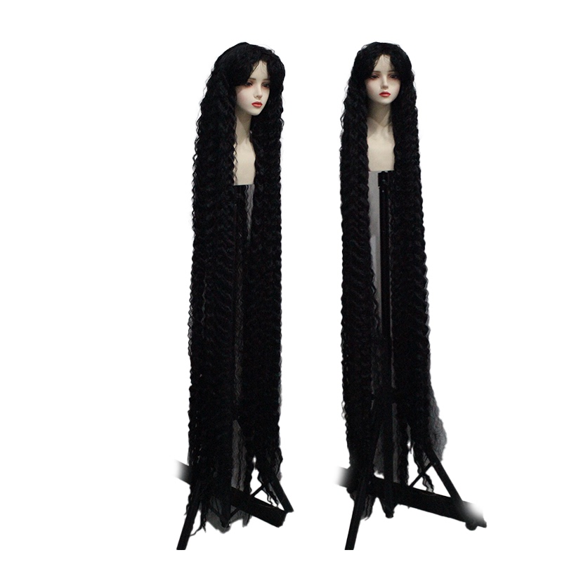 【Fiery】Corn Perm; 2m Curly Hair 2m Wavy Hair Black Bangs Long Hair
