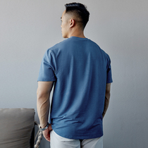 Alpha American vintage Danning T-shirt Mens musculature Giant Vintage Pure Cotton Beat bottom short sleeve T-shirt