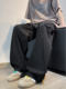 ສູງ Ice Silk Breathable Pants ຜູ້ຊາຍ Summer Drape Straight Pants ບາດເຈັບແລະວ່າງຂະຫນາດໃຫຍ່ເຕົ້ານົມຂະຫນາດໃຫຍ່ Yamamoto Pants