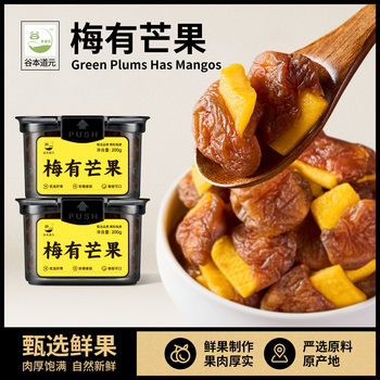 Plum and Mango Sweet and Sour Seedless Dried Fruit, Bamboo Salt Loquat Preserves, Candied Fruit, Ready-To-Eat Snacks for Watching Shows in the Office