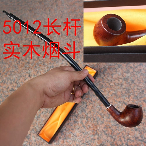 Длинный полюс Shinanmu Старый модный ручной сплошной деревянный фильтр изгибает сухой дым шелковой мешок, посвященный старейшинам