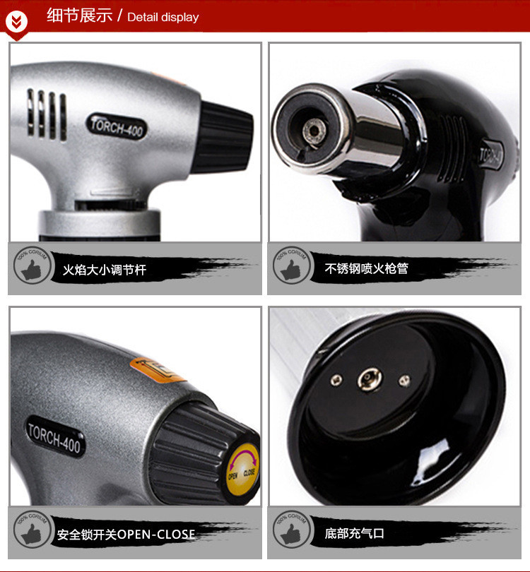 Hàn cầm tay hàn nhanh tay với BS400 nhiệt độ cao 1300 độ phun súng lạnh khí hàn phổ hàn dây hàn bật lửa zippo