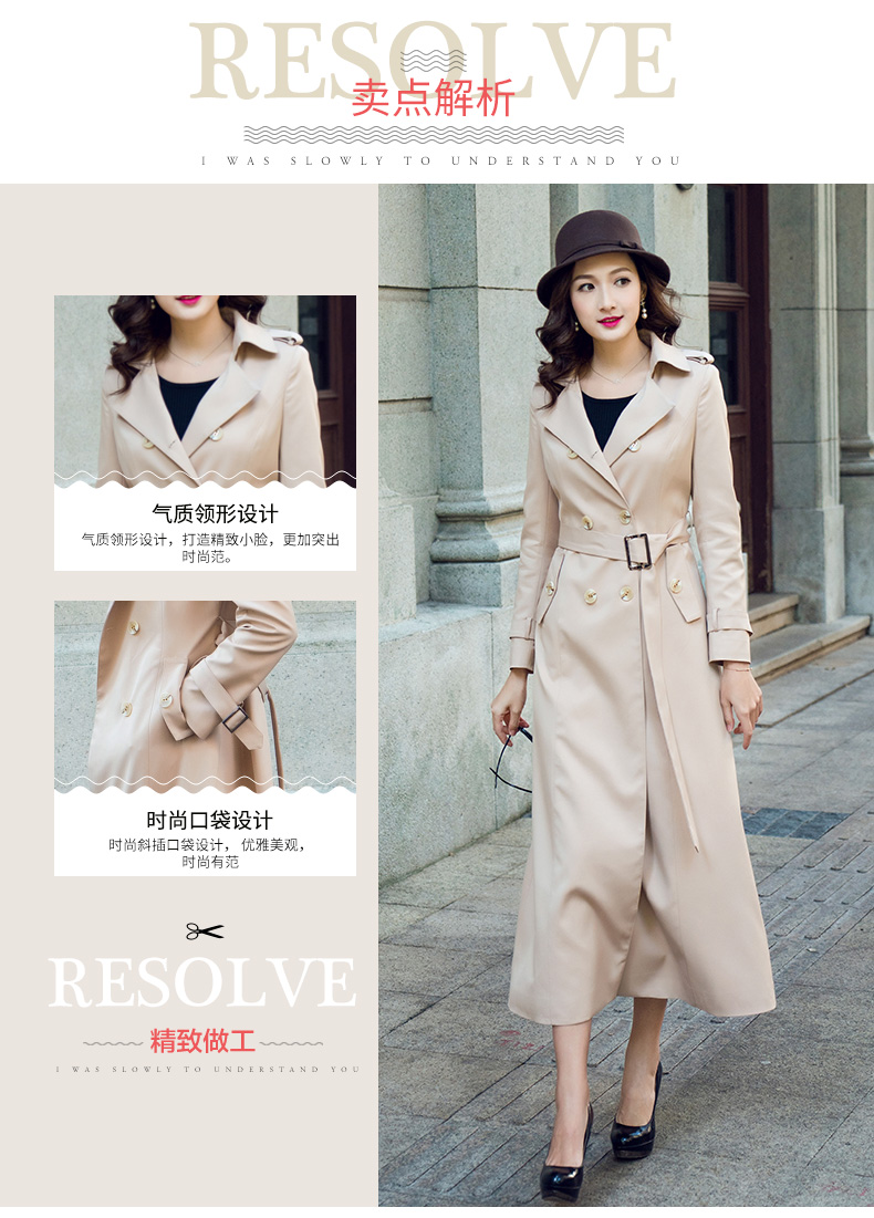 Trench pour femme LOVBAITI  LA en Polyester - Ref 3227967 Image 9
