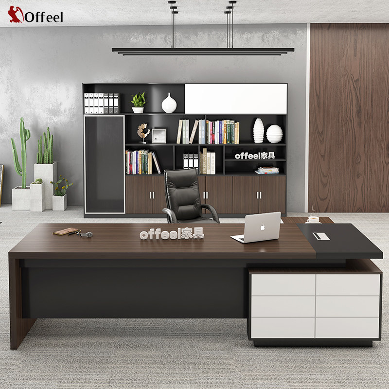 Nanjing desk boss table and chair combination executive desk simple modern president table supervisor manager single table customization