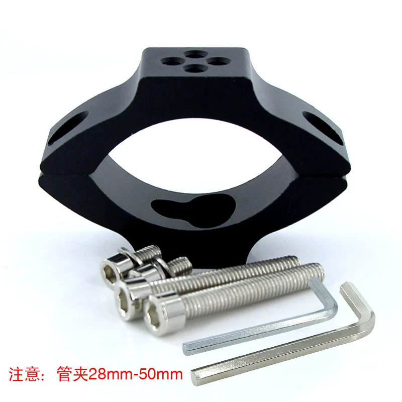 Xe máy spotlight khung sửa đổi phụ kiện phụ trợ bên ngoài đèn ống kẹp vòi vòi bội cố định khung ánh sáng L khung