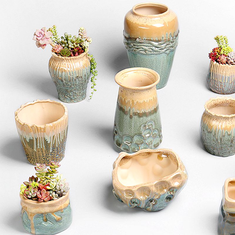 Creative move girl heart northern wind restoring ancient ways is green, cuhk small lovely fleshy flowerpot ceramic wholesale basis