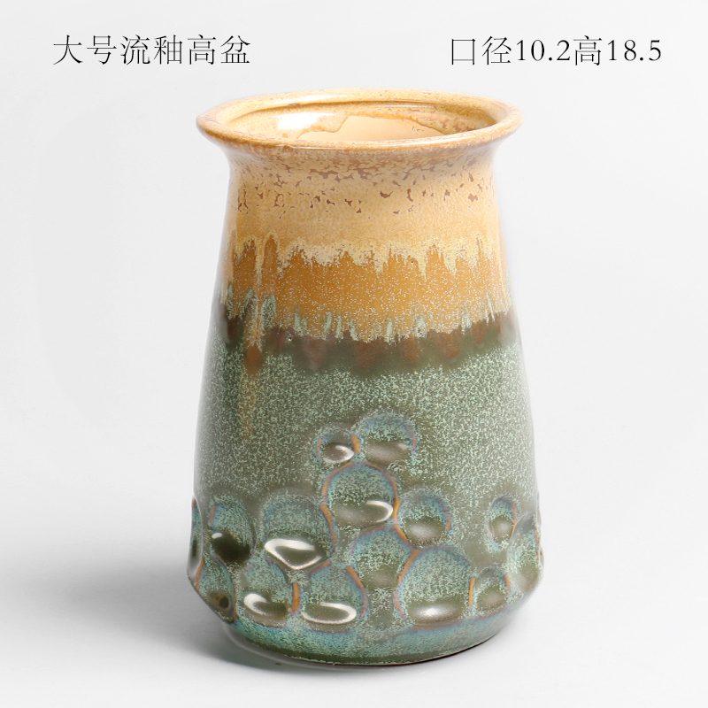 Creative move girl heart northern wind restoring ancient ways is green, cuhk small lovely fleshy flowerpot ceramic wholesale basis