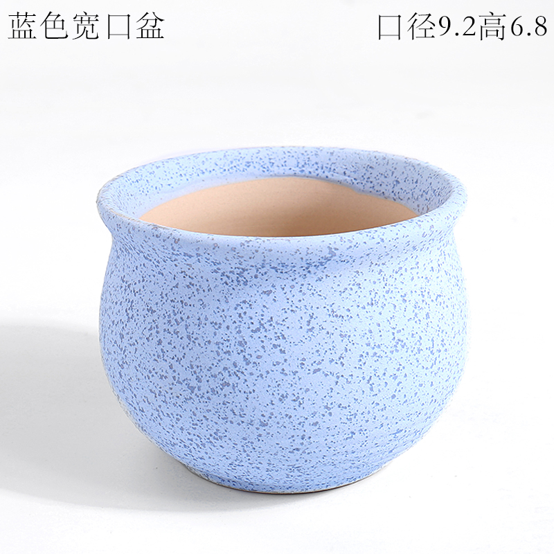 Rounded fleshy flowerpot ceramics through small pockets tao creative move of I and contracted large caliber special offer a clearance