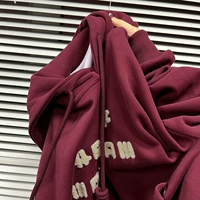 Вино красный [плюс бархатные и толстые модели] [Усовершенствованный/большой размер/ленивый ветер/нежный ветер/пара/скрытая задница/тяжелая/пружина/осень/досуг/дизайн.