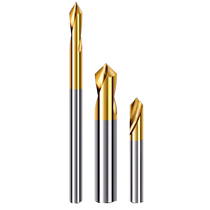 HSS Central Drill Centering Drill 90 Degrees Lengthening Center Drilling Pinpoint Titanium Plated Titanium Beating Point Positioning Stainless Steel Point Hole