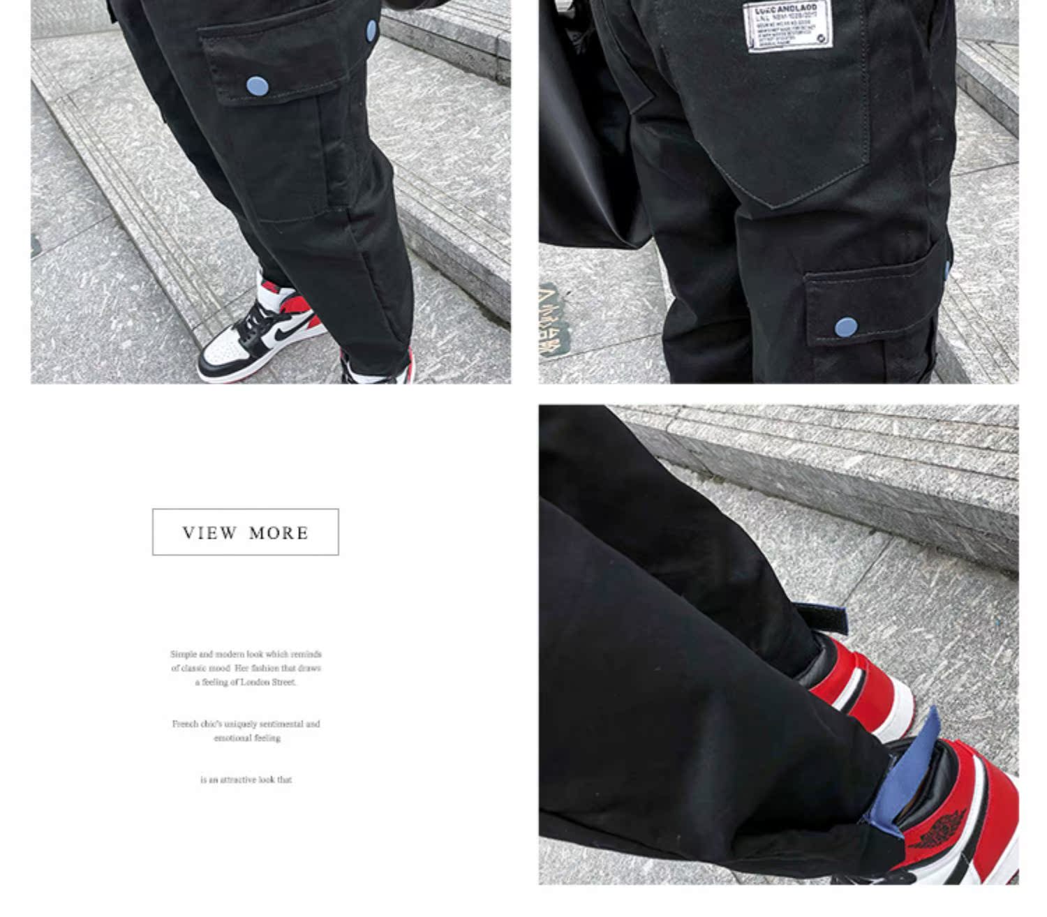 Tide thương hiệu overalls quần lỏng harem nam phiên bản Hàn Quốc của xu hướng ins quần âu thể thao quần chín quần - Quần Harem quần nam
