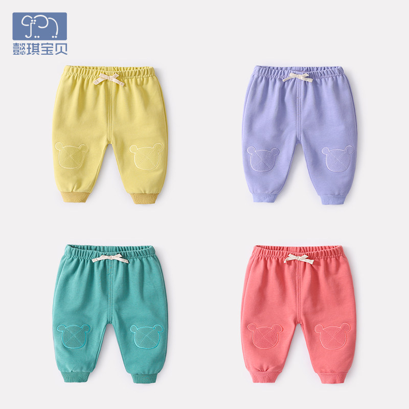 Baby pants spring and autumn boy puppy pants spring wear butt pants girl spring baby baby big pp pants
