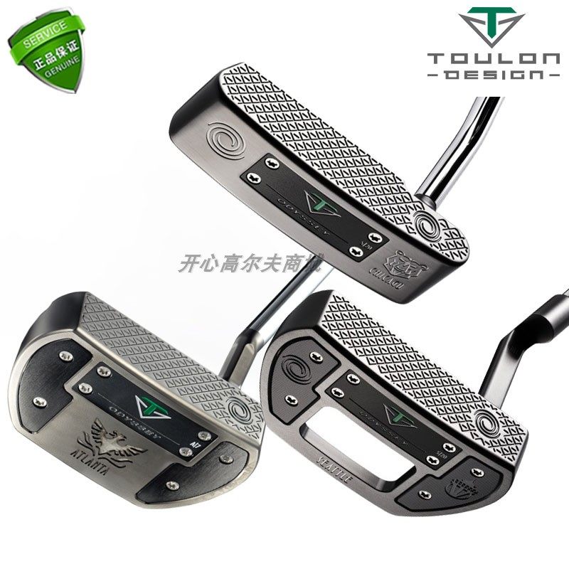 ODYSSEY TOULON Tulong golf putter 303 steel grinding new black head carbon steel shaft