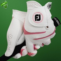 The original footjoy weathersof new handed lady golf gloves comfortable and slip
