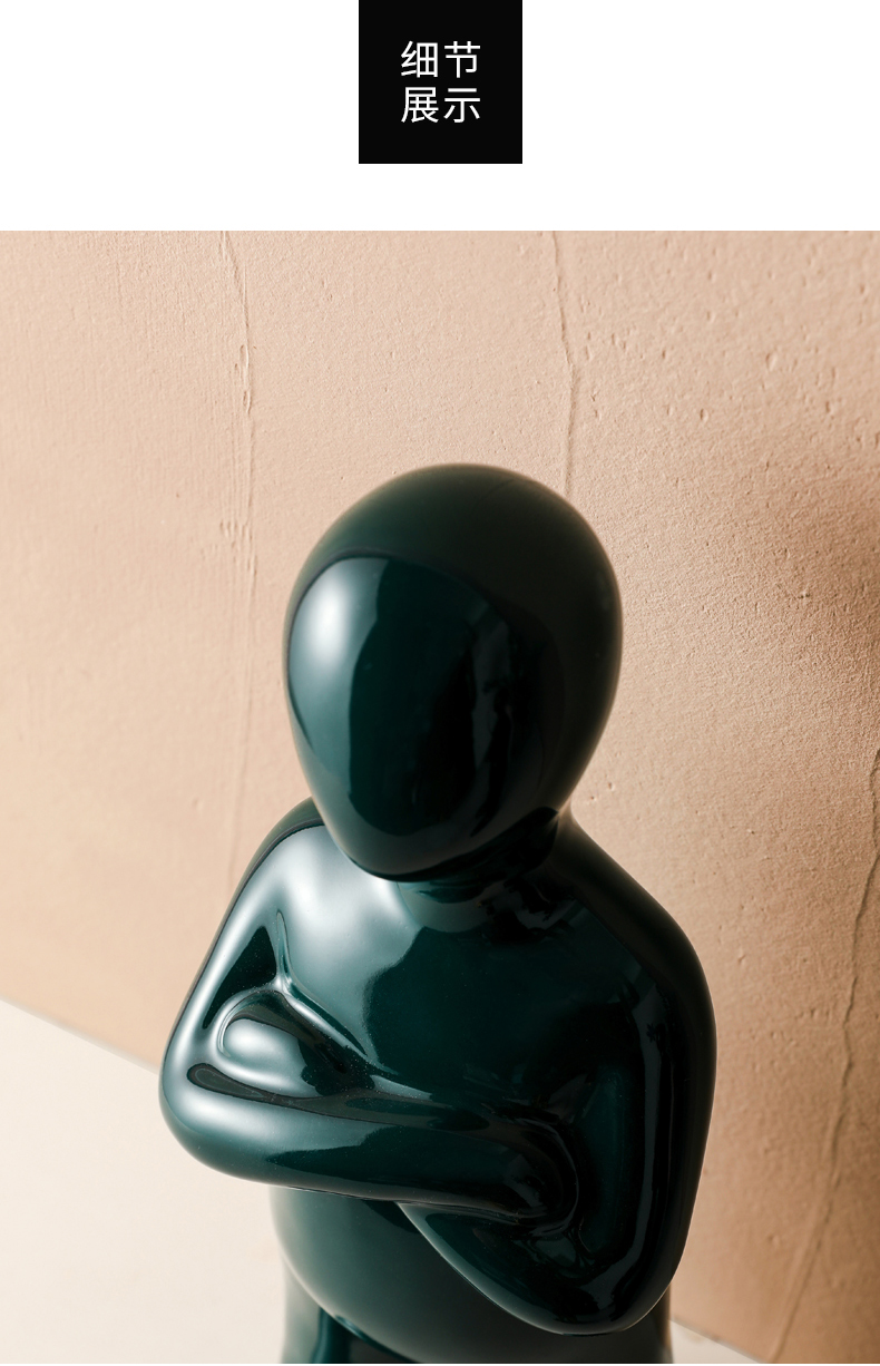 Northern wind art ceramic figures stand furnishing articles creative abstraction example room to show the desktop decoration decoration