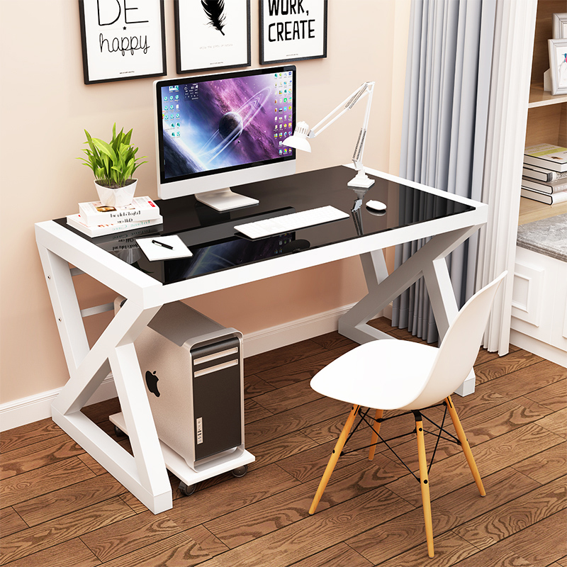 Cheap Desktop Computer Desk Glass Computer Desk Home