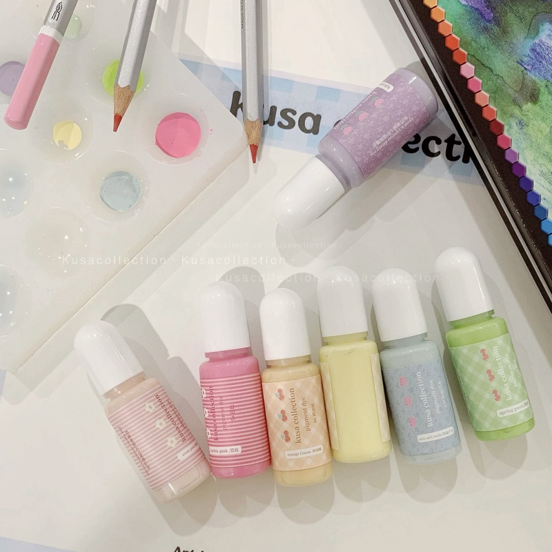 【In Stock, Authentic and Authorized】Kusa Little Grass Cream Series Macaron Mold Color Mixing Gel Set