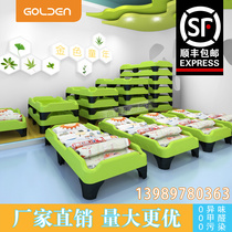 Kindergarten bed lunch bed thick childrens plastic bed custody class baby baby lunch break special cot