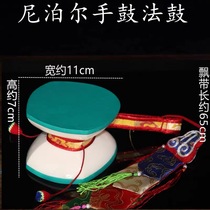 Shan Yuan Hui a complete set of exquisite imitation elephant bone Gabala tambourine drums imported from Nepal unisex.