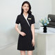 Beautician work clothes female high-end spring and summer fashion temperament health hall foot bath set spa beauty salon dress