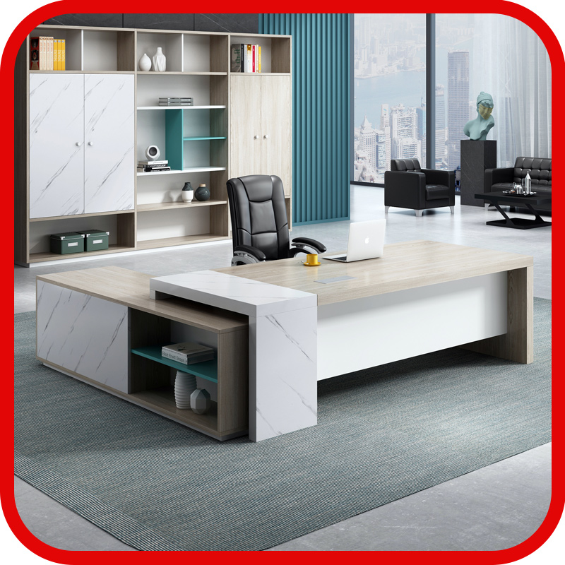 Boss desk desk executive desk simple modern president desk and chair combination single office furniture atmospheric office