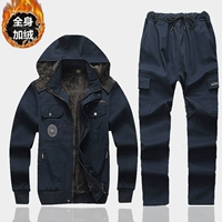 Флисовый комплект, эластичная талия