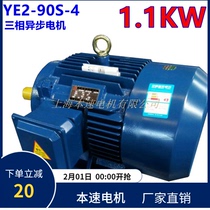 YE2 series motor three phase asynchronous motor YE2-90S-4 1 1KW 4 pole three phase asynchronous motor