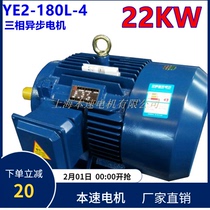 YE2 series three phase motor YE2-180L-4 22KW 4 pole three phase asynchronous motor motor