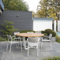 High-end waterproof outdoor tables and chairs with umbrella pendulum garden open-air balcony casual vineyard chair combined